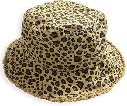 ボッテガヴェネタ　ヒョウ柄レオパード　バケットハット① ボッテガヴェネタ ヒョウ柄レオパード バケットハット① ボッテガ